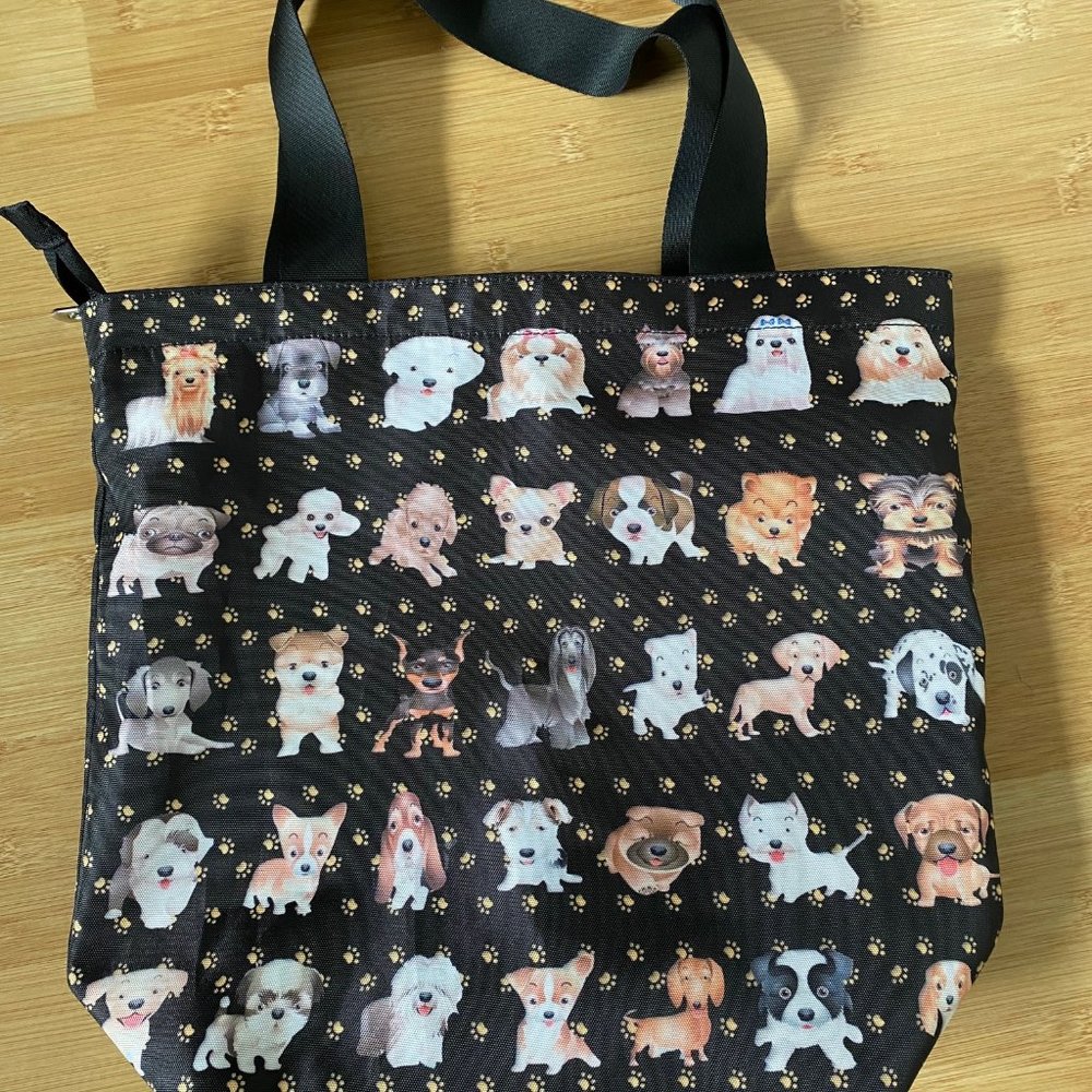 Adorable Dog Print Bag